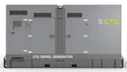 Дизельный генератор CTG 750C в кожухе с АВР