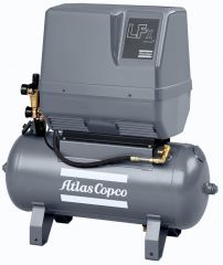 Поршневой компрессор Atlas Copco LFx 1,5 1PH на тележке с ресивером